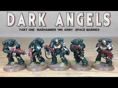 PAINTING SHOWCASE Master Lazarus Dark Angels Space Marines 40k 9th