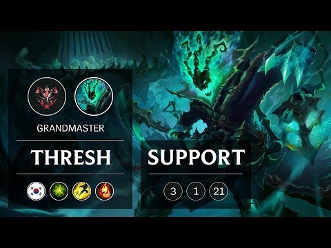 Thresh Support vs Alistar - KR Grandmaster Patch 9.4