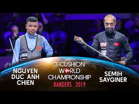 3-Cushion World Championship Randers 2019 - Semih Sayginer vs Nguyen Duc Anh Chien