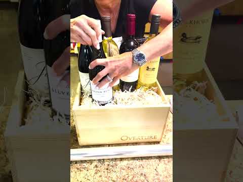 Custom Wine and Cheese Gift Basket #shorts