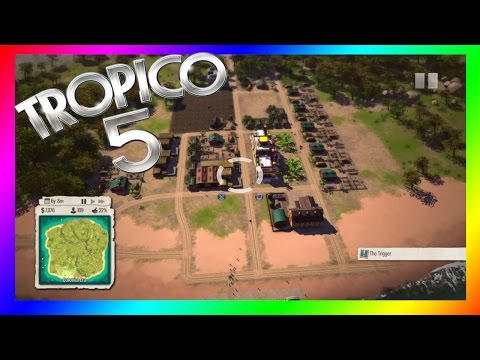 Tropico 5 walkthrough part 1- "Starting with the basics!"