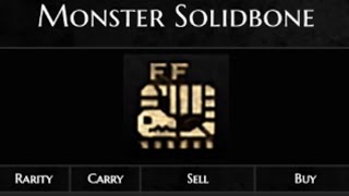 How To Get Monster Solidbones | Monster Hunter World: Iceborne