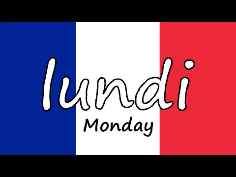 🇫🇷 the DAYS of the WEEK in FRENCH! Les jours de la semaine 🗓️ 🇫🇷