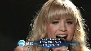 Haley Johnsen - Sweet Dreams - American Idol 11 Top 12 Girls