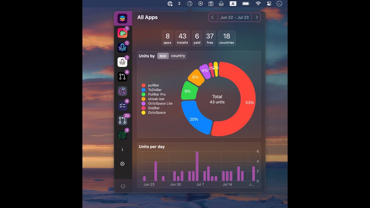 Swifty Stats demo video