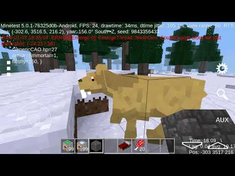 Zeitreise bei Minetest nur hase