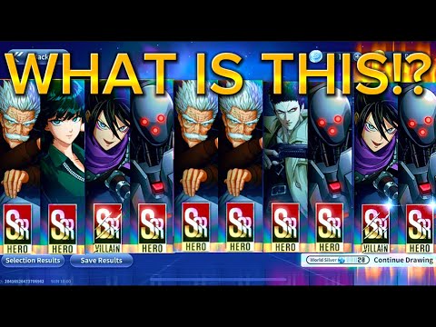 NO WAY!! Selection Draw SUMMONS are CRAZY! | One Punch Man World