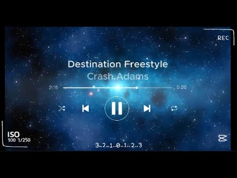 Crash Adams - Destination Freestyle (Lyrics) ft. King Vvibe