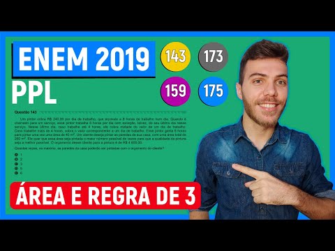 🛑REGRA DE 3- 143 Enem 2019 PPL -  Um pintor cobra R$ 240,00 por dia de trabalho, que equivale a 8