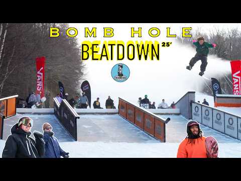 The BOMB HOLE BEATDOWN Rail Jam at LOON Mountain, NH! (2025)
