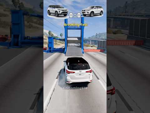 Toyota Fortuner Legender 🆚 Toyota Fortuner - 🚗💥 Speed & Crash Test in BeamNG.drive!