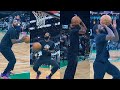 Kyrie Irving FULL NBA Finals Pregame Workout Finishes At Rim Bag Work And Shooting