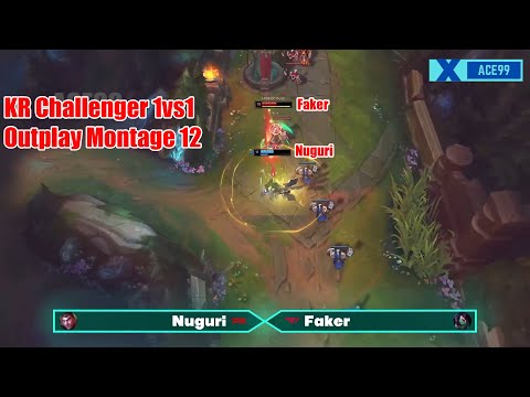 KR Challenger 1vs1, Out Play Montage 12 | ACE99 LOL Akali Leblanc Fiora