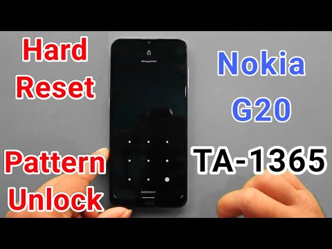 Nokia G20 g20 Pattern Unlock | Nokia G20 Hard Reset | How To Reset Screen Lock Nokia G20