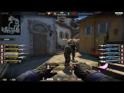 byali double kill to break the defense M1 Inferno. Virtus.pro vs Gambit
