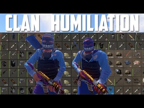 RUST | CLAN HUMILIATION (+Raiding & PvP Highlights) - EASY LOOT