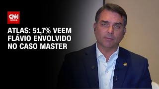 Vídeo: Atlas: 51,7% veem Flávio envolvido com Master após conversas com Vorcaro | LIVE CNN