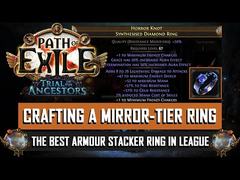 [POE 3.22] Mirror Crafting an Armour Stacker Ring in Ancestors