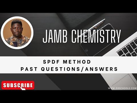 JAMB/WAEC Chemistry 2026 EP - 23 SPDF Method of writing Electronic Configuration + Free Questions