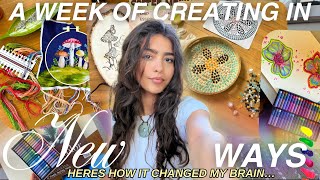 I Tried A New Art Form Every Day for a Week — Here’s What Happened 🎨🧠