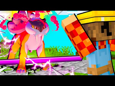 FIRST LEGENDARY POKEMON RAID in MINECRAFT! - PIXEBLOCK EP12