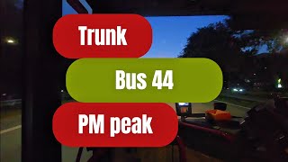 Trunk bus 44 (PM peak)