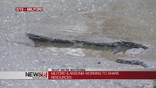 Milford, Ansonia working to share resources to fix roads