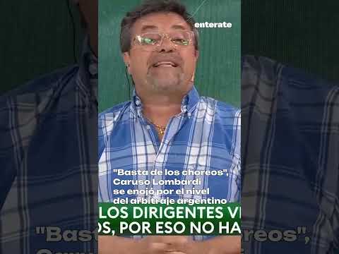 🤯CARUSSO SE CALENTÓ CON EL CHIQUI TAPIA