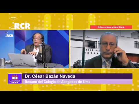 Entrevista en RCR Dr  César Bazán Decano CAL