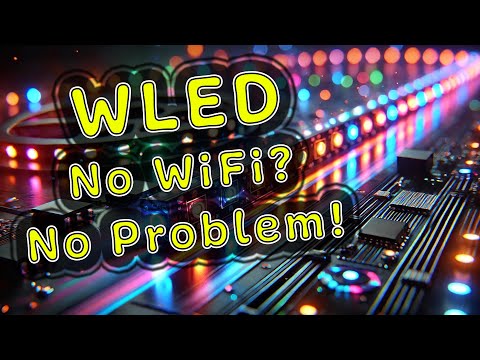 Control WLED Without WiFi! No Network? No Problem! #WLED #DIY #LED