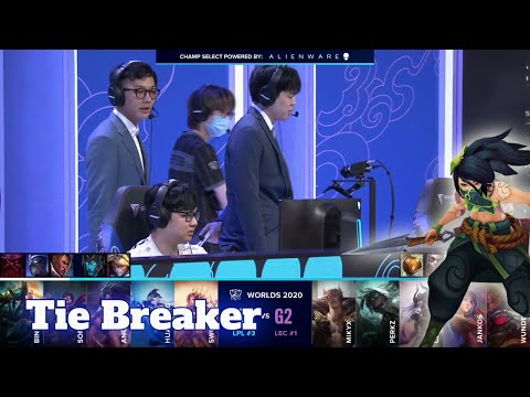SN vs G2 - Tie Breaker | Day 5 Group A S10 LoL Worlds 2020 | Suning vs G2 eSports - Groups full game