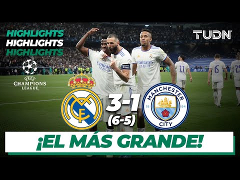 Highlights | Real Madrid 3(6)-(5)1 Man City l | UEFA Champions League 2022 - Semis Vuelta | TUDN