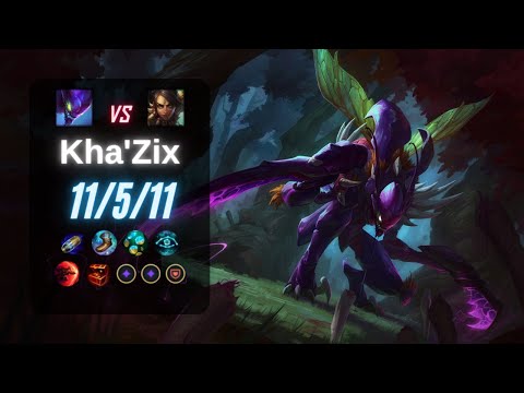 Kha'Zix Jungle vs Nidalee - EUW LoL Challenger 13.15
