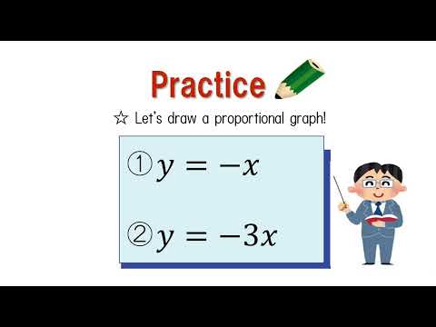 中1＿比例のグラフのかき方＿負の数（英語版）