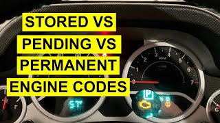 Permanent, Stored, & Pending DTC Engine Codes Explained - Check Engine Light