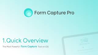 Ios Form Tool Form Capture Pro — Offline Form Data Capture for iOS