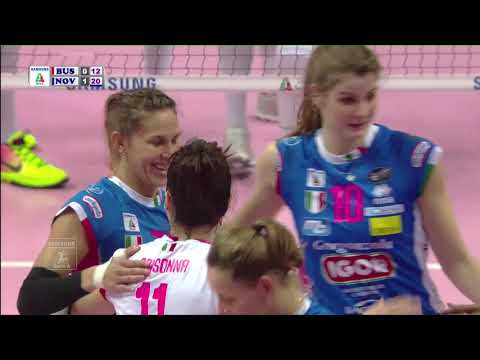 #Pallavolo A1 femminile PO Scudetto Busto Arsizio-Novara 0-3 highlights gara3