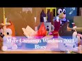 Myer Christmas Windows - Bluey 2023