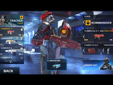 Modern Combat 5 Kommander - Flamed AEST+Flamed SPIKE