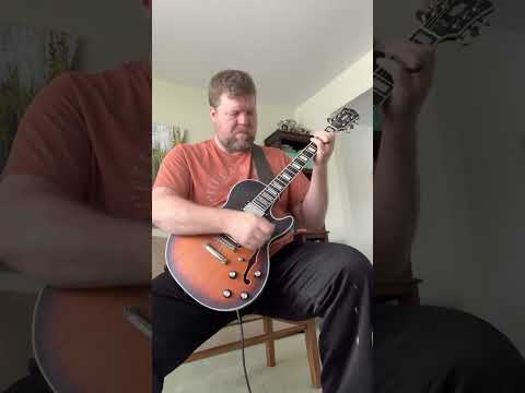 A harmonic minor scale and riffing with  new Grote LPF-002