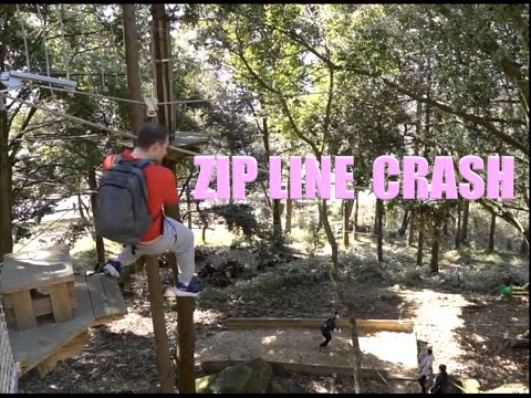 Zipline Crash1  #shorts