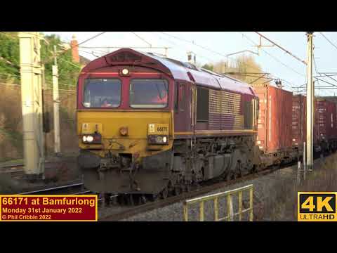 66171 at Bamfurlong - 31st January 2022