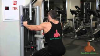 Pec Deck Rear Delt Lateral exercise video thumbnail