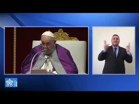 25 marzo 2022 - Solenne consacrazione di papa Francesco della Russia e dell'Ucraina