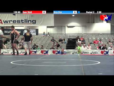 Sam Stoll vs. Orry Elor at 2013 Junior Nationals - FILA - GR