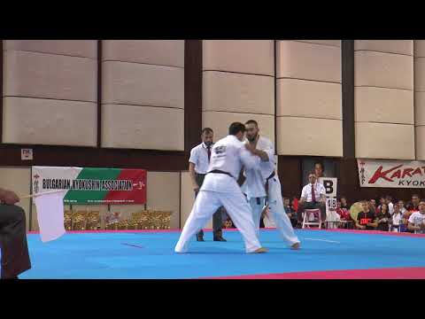 Ashot Zarinyan vs.  Lasha Gabaraev. 32 European Weight Category Karate Championships