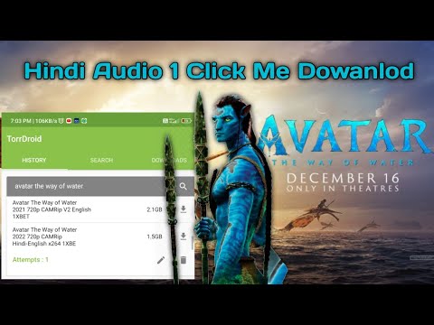Avatar The Way of Water Hindi-Eng Full Movie || 1 Click Download || ☑️100% Real App || ❌No Website