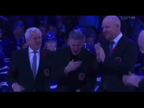 Börje Salming hyllas i Toronto💙