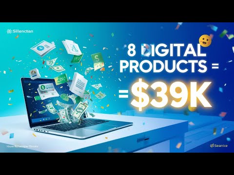 8 Digital Products That Make $2K–$39K (Super Easy)