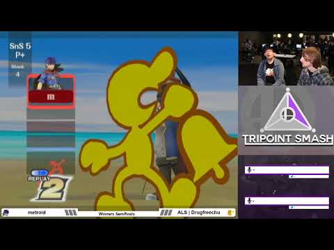 metroid (Ike) vs ALS | Drugfreechu (Mr Game and Watch) - Tripoint Smash 95 Winners Semifinals
